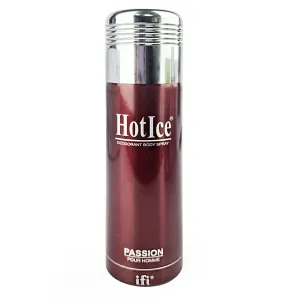 Hot Ice Deodorant Body Spray Passion For Men 200ml (Made in UAE)